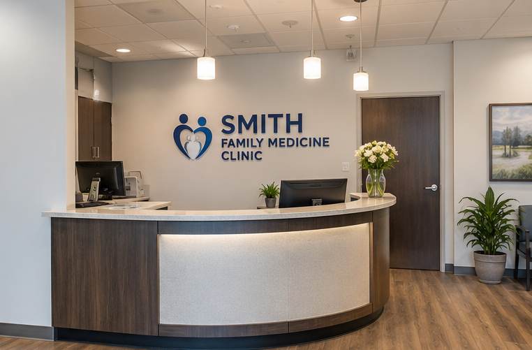 Smith Family Medicine Clinic Reception Area