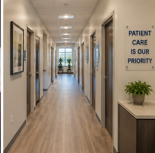 Smith Family Medicine Clinic Main Hallway